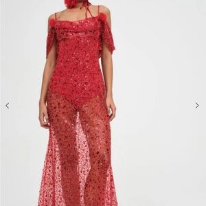 NWT For Love and Lemons Mara Maxi Dress